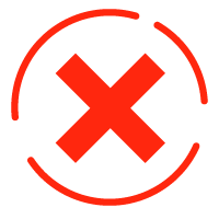 ❌